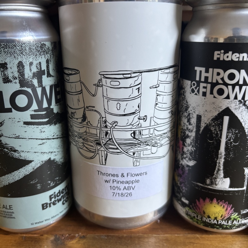 Fidens anniversary 8 cans with crowler