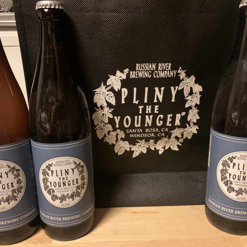2026 Pliny the Younger, 3 Bottles, 03.26.26 - FRESH DATE - Russian River Brewing