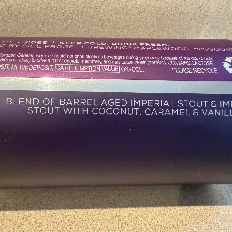 Side Project Parfait (Blend #9)