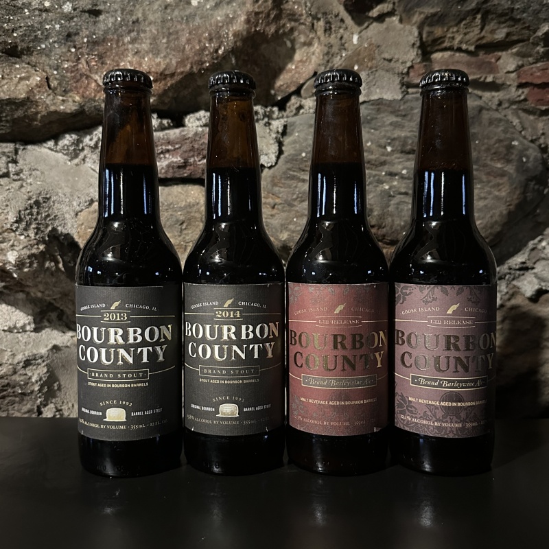 VERTICAL! 2013 through 2014 - Bourbon County BCS BCBS BCBBW - 4 Bottles Total