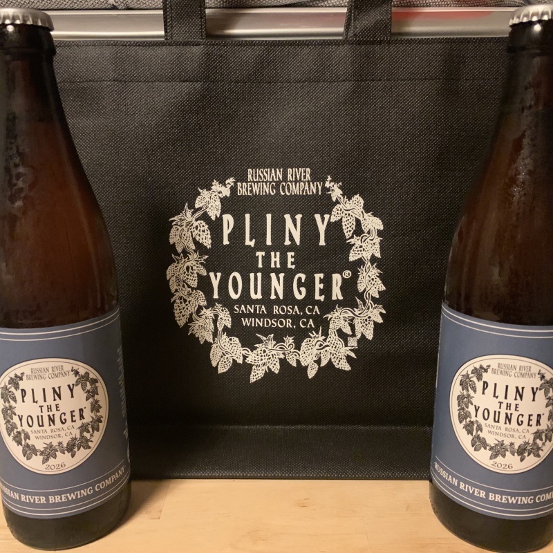 2026 Pliny the Younger, 2 Bottles, 03.26.26 - FRESH DATE - Russian River Brewing