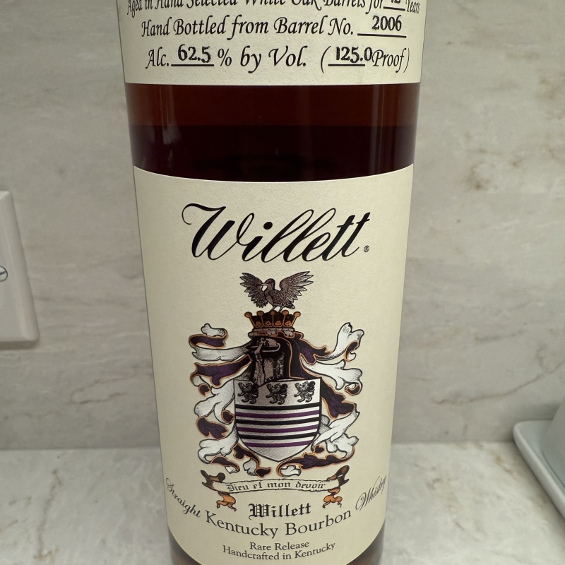 Willett 12 Year Bourbon Store Pick