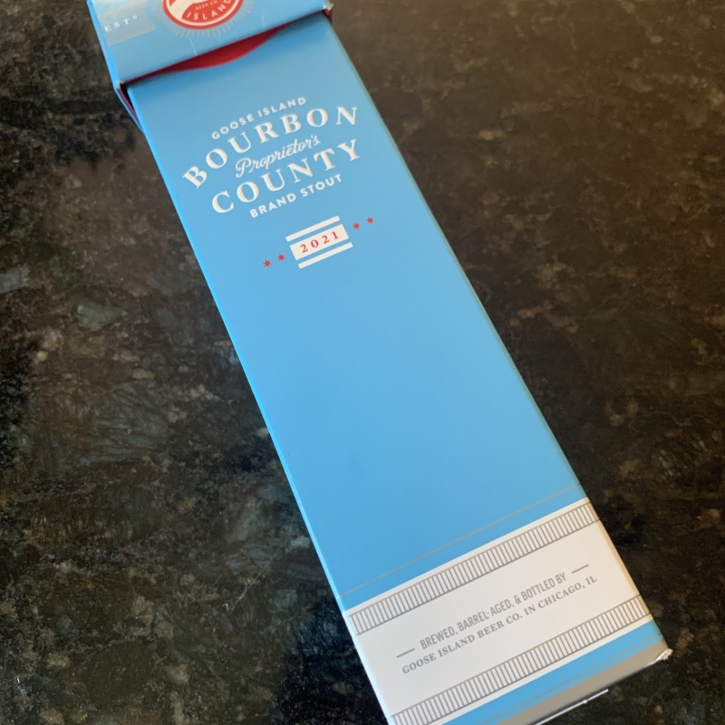 Bourbon County Brand Prop Stout variant 2021 Goose Island Proprietor's