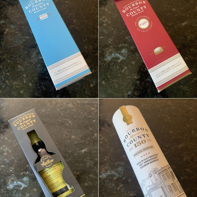 Bourbon County Brand Reserve Rittenhouse Rye Stout 2019 variant Goose Island