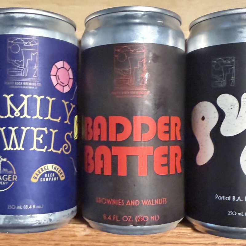 Pulpit Rock / Lua / Barrel Theory - 3 pack of Mini Cans (Badder Batter, Family Jewels, Pull) - Fast, Free Shipping!  Fridge Kept.  Cheers~!