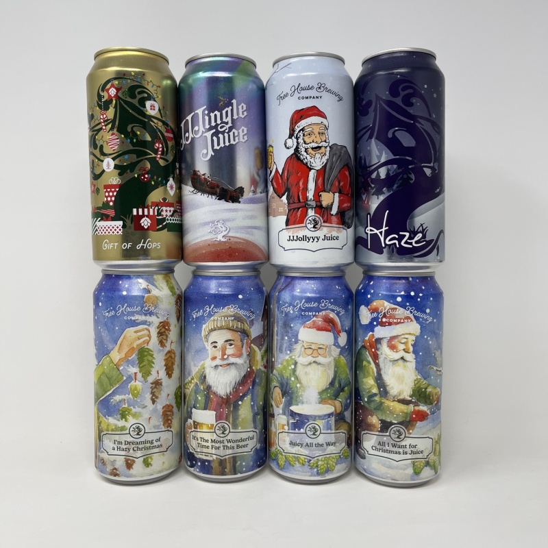 Tree House Christmas DIPA Can 8-Pack - 1 ea Jjjolly Juice Jjjingleee Juice Juicy All the Way & I'm Dreaming of a Hazy Christmas & More