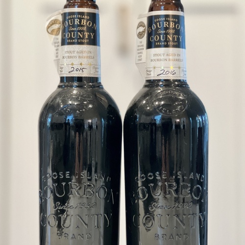 Bourbon County Brand Stout 2015 &2016 (2 Bottles)