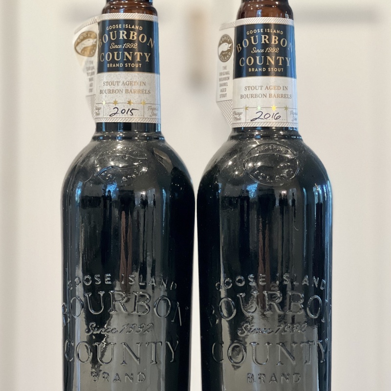 Bourbon County Brand Stout 2015 &2016 (2 Bottles)