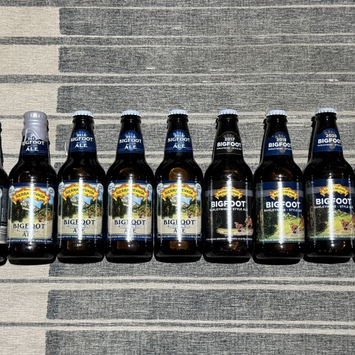 2012-2018,2020,& 2022 Sierra Nevada BigFoot Vertical Bottles
