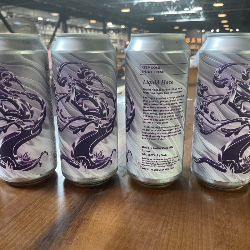 Tree House Brewing  4 * LIQUID HAZE - 4 CANS 07/28/2025
