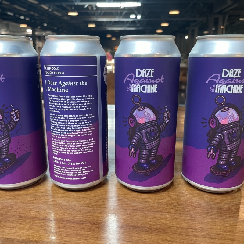 Tree House Brewing 4 * DAZE AGAINST THE MACHINE - 4 CANS 10/24/2025