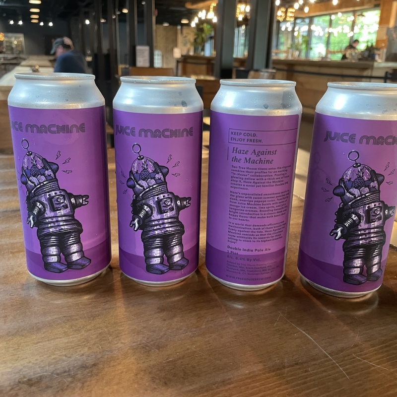 Tree House Brewing 4 * HAZE AGAINST THE MACHINE - 4 CANS 08/25/2025