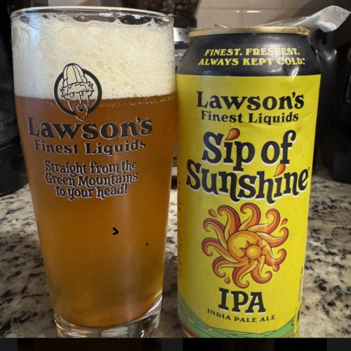 Lawson’s Finest Liquids: 8 cans of Sip of Sunshine. Brewed fresh and cold on 3/1/25.