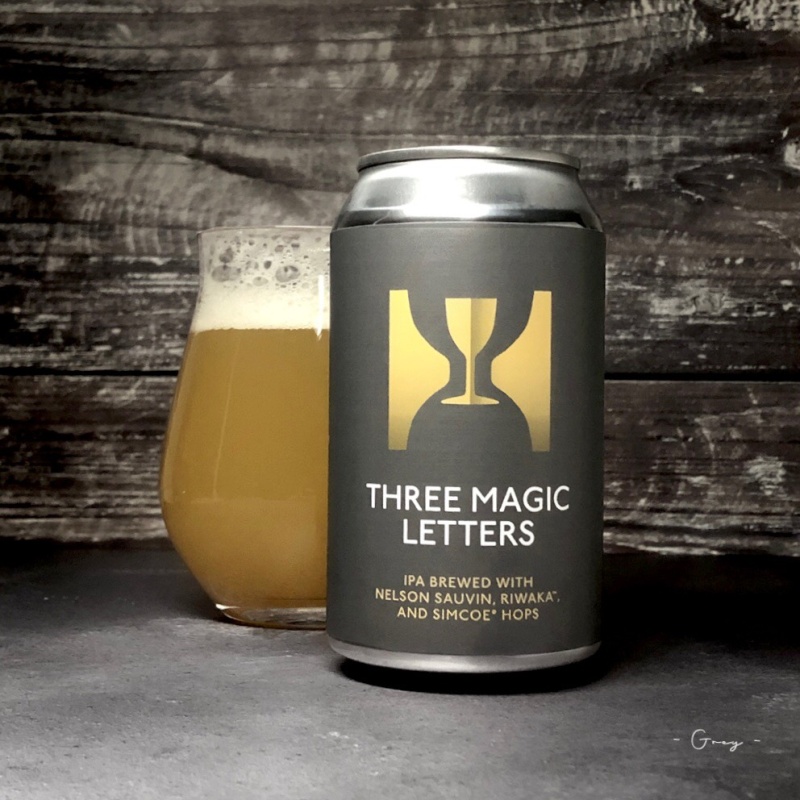 Hill Farmstead: 12 cans of Three Magic Letters. Brewed fresh and cold on 2/15/25.