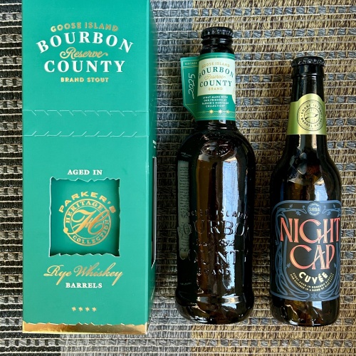 2025 Goose Island Bourbon County Reserve And 2026 Night Cap