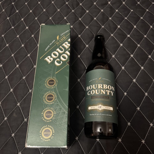 Goose Island Bourbon county Stout Rare 2010 Vintage: Bottle #48