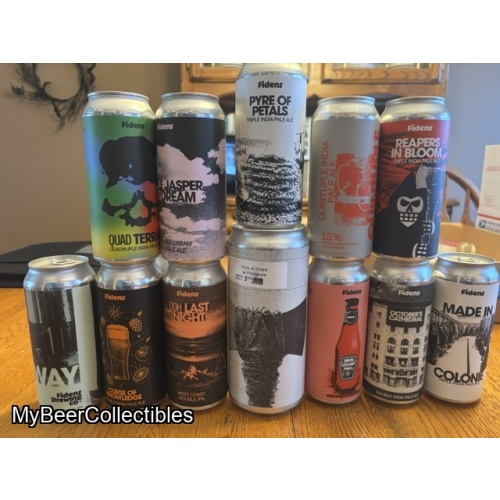 Fidens anniversary cans/crowelr package