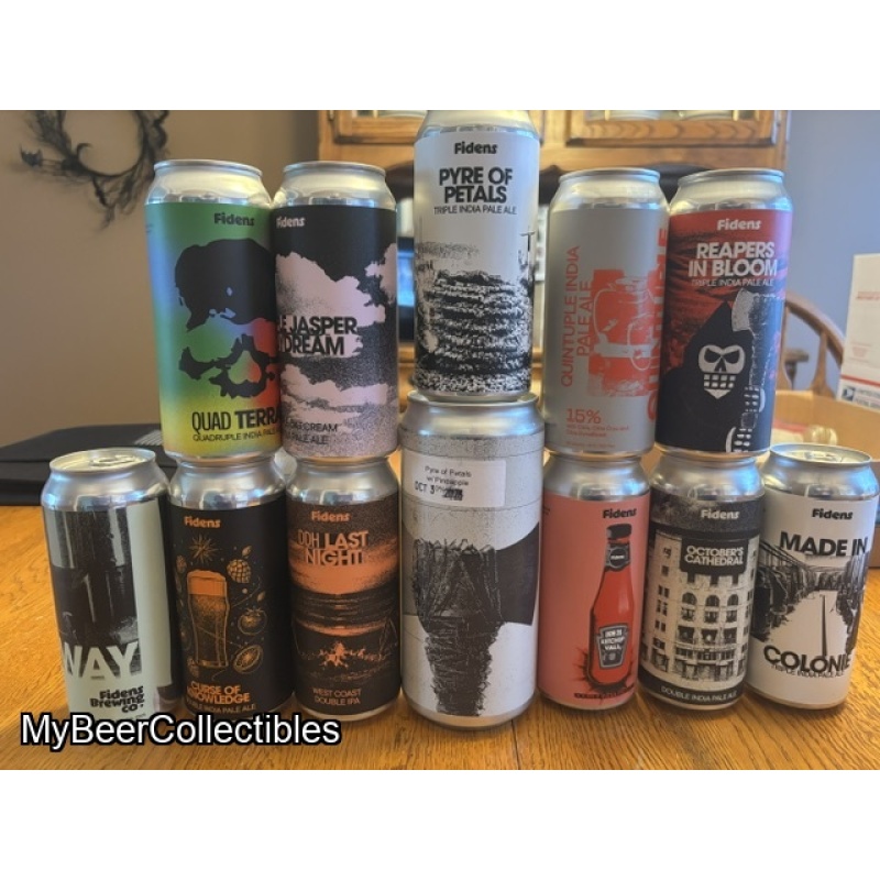 Fidens anniversary cans/crowelr package
