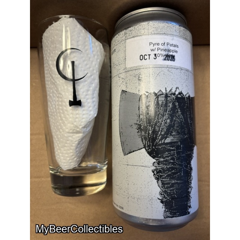 Fidens / Brujos anniversary collab crowler and glass set