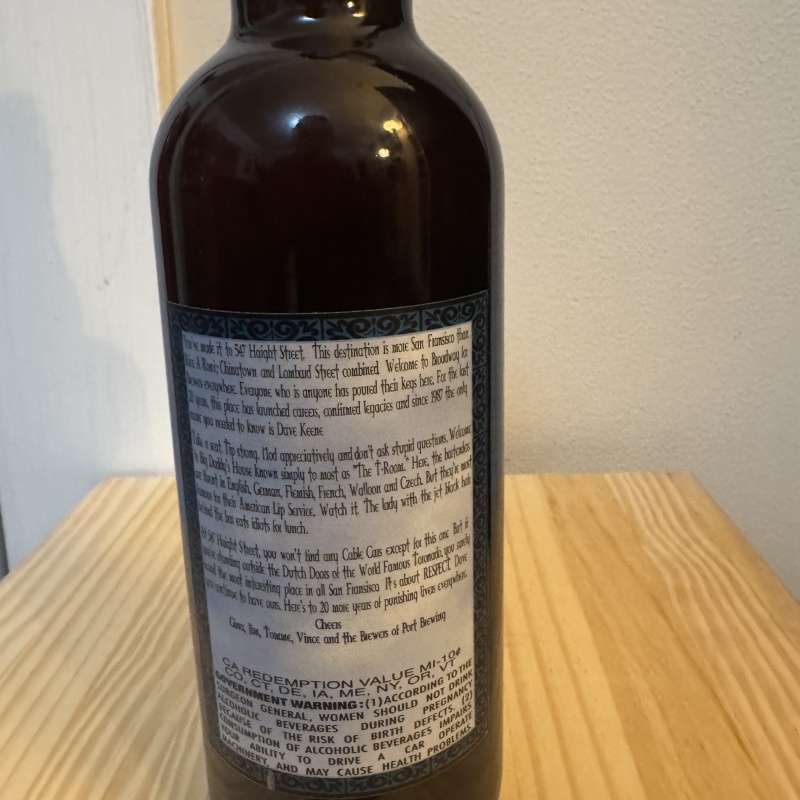 The Lost Abbey; Cable Car Ale (2014)