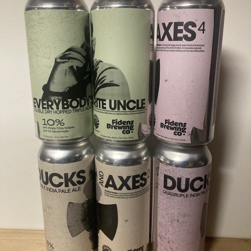 Fidens 6 pack 2 each Vatimansea beers