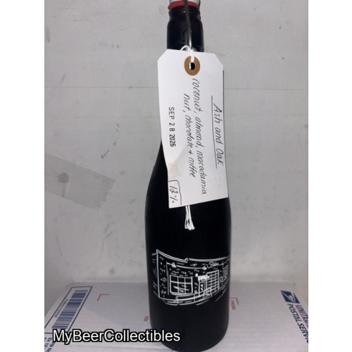 fidens anniversary stout bottle Ash and Oak