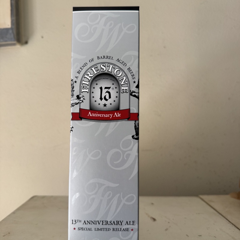 2009, 13th Anniversary Firestone Walker Ale.