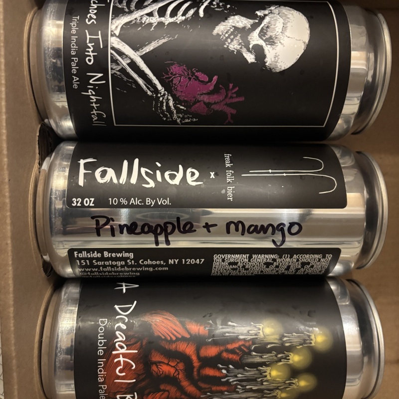 Fallside / obercreek / freak folk bier collab crowlers