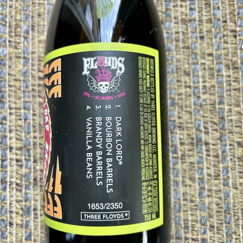 Three Floyds 2026 Dark Lord Brandy Vanilla