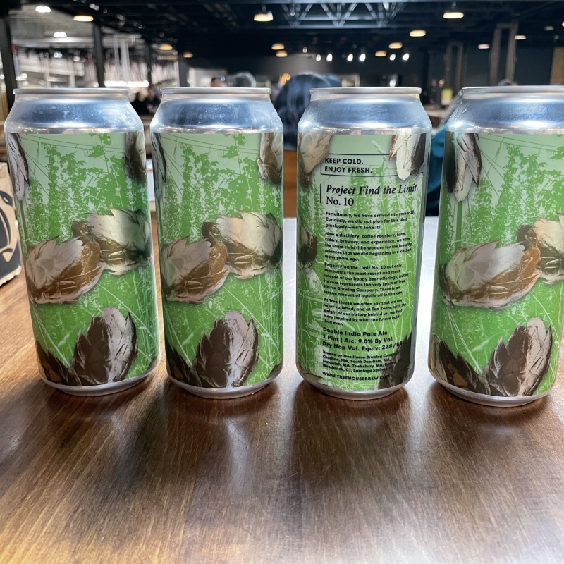 Tree House Brewing 4 * PROJECT FIND THE LIMIT NO. 10 - 4 CANS 10/15/2025