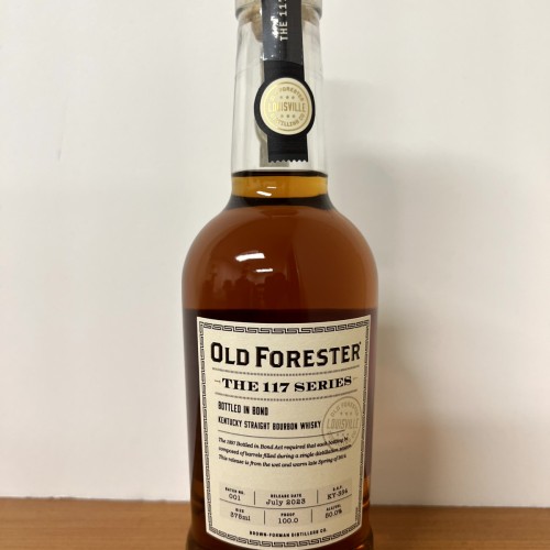 Old Forester The 117 Series Bottled in Bond / BiB - 100 Proof - 375ml 9yr NAS