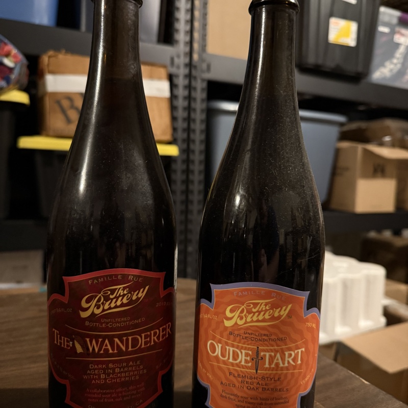 The Bruery The Wanderer (2013) & Oude Tart