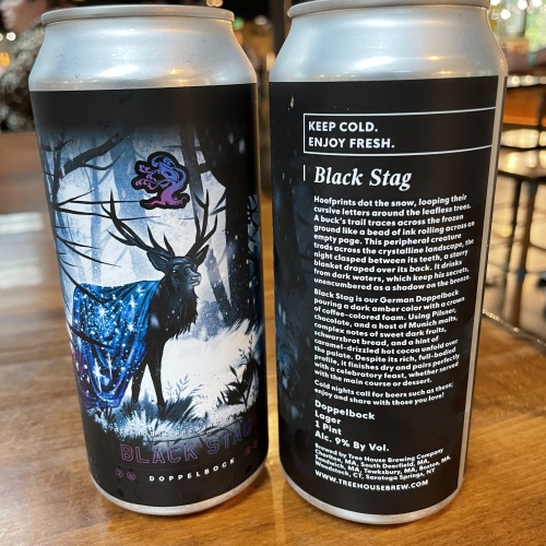 Tree House Brewing 2 * BLACK STAG - 2 CANS 10/30/2025