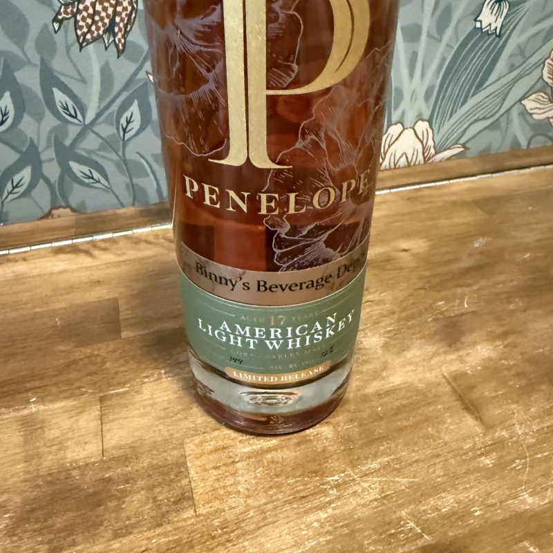 Penelope 17 Year American Light whiskey