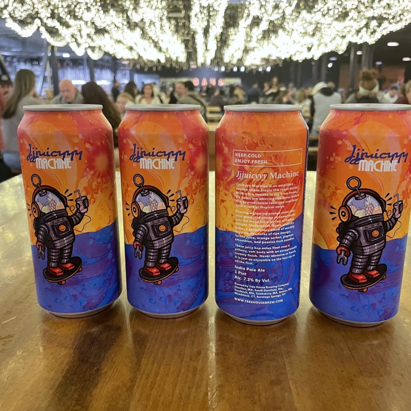 Tree House Brewing 4 * JJJUICYYY MACHINE - 4 CANS 11/24`/2025