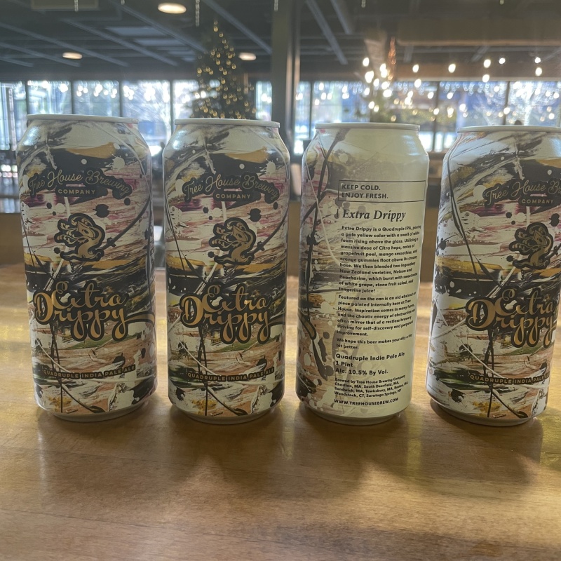 Tree House Brewing 4 * QUAD IPA - EXTRA DRIPPY - 4 CANS 12/18/2025