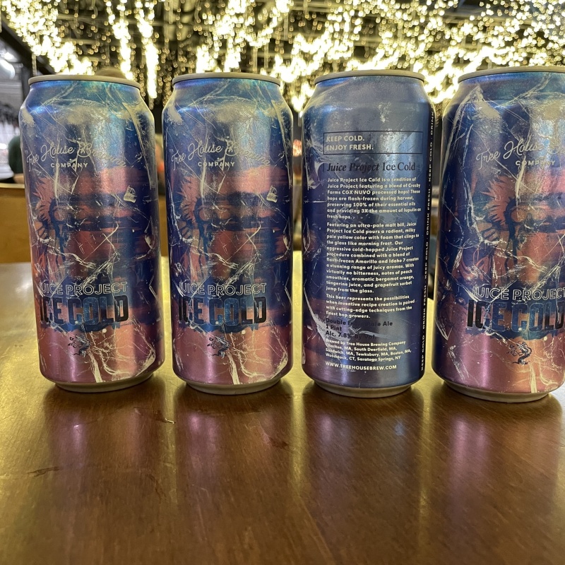 Tree House Brewing 4 * JUICE PROJECT ICE COLD - 4 CANS 12/21/2025