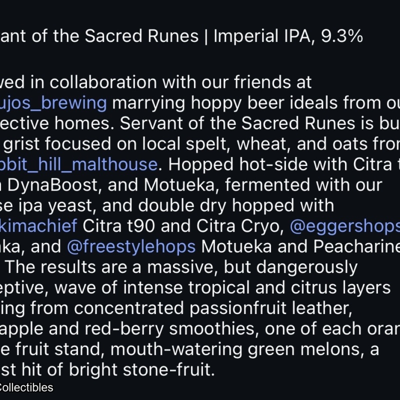 The Seed x Brujos Servant of the Sacred Ruins 12/29