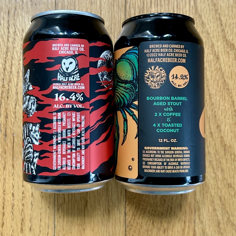 Half Acre Worried About The Wolf & Benthic Double Barrel 2x4