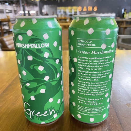 Tree House Brewing 2 * GREEN MARSHMALLOW - 2 CANS 01/27/2026