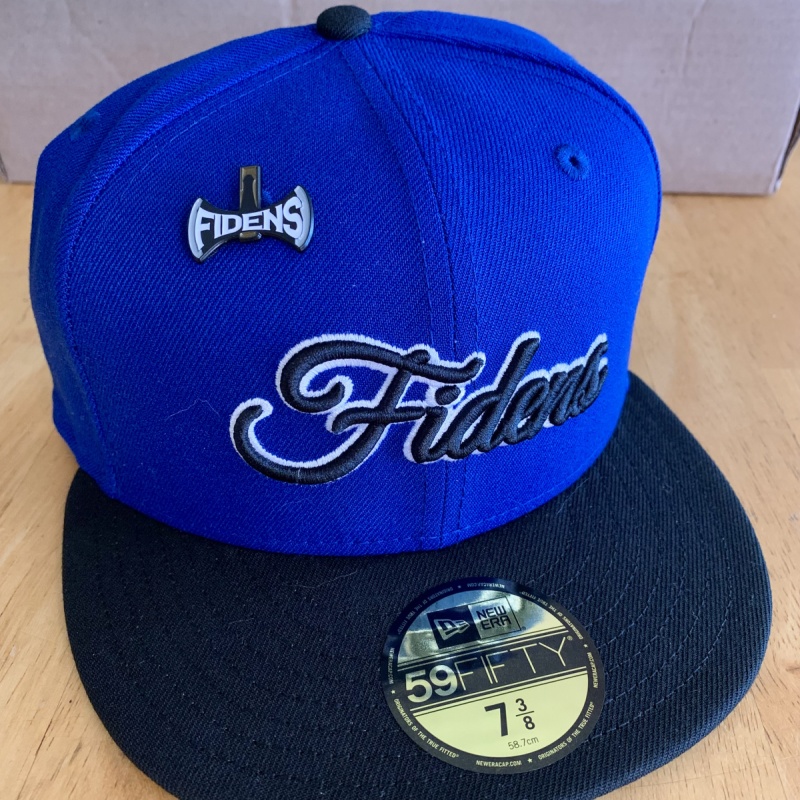 Fidens x Capsule Blue New Era Fitted Hat Sz 7 3/8