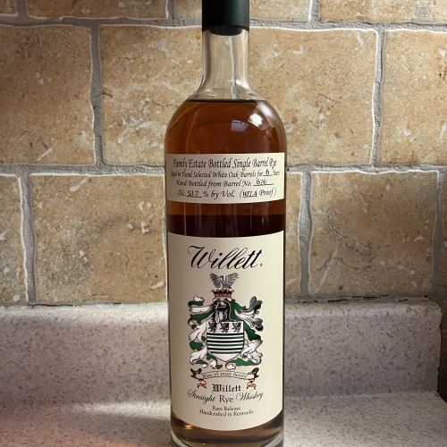 Willet 6 Year Single Barrel Rye