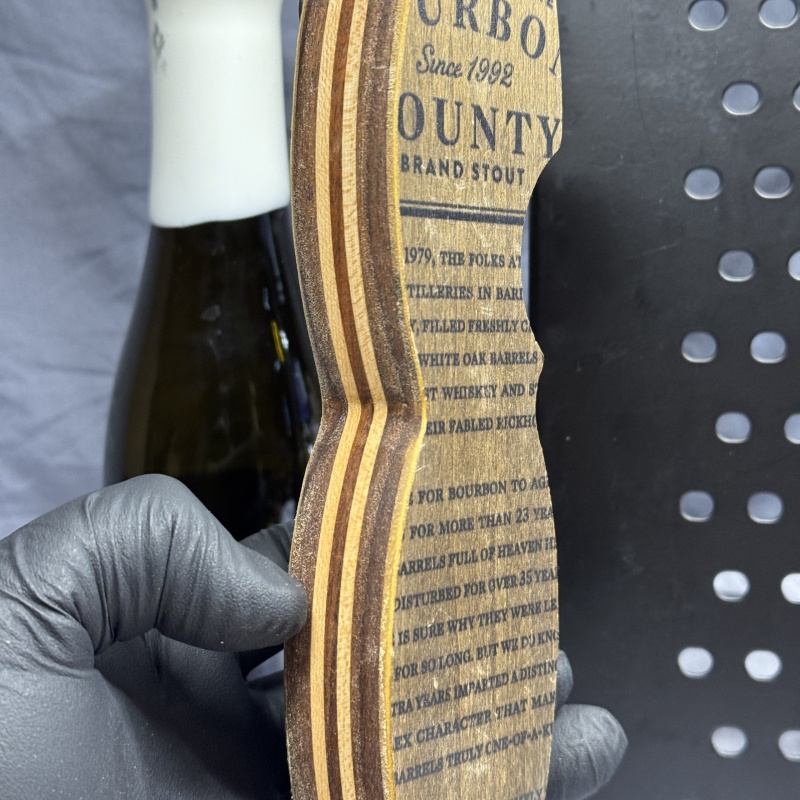 Rare 2015 Wood Box - Beer Bottle Opener - Goose Island Bourbon County Brand Stout BCBS