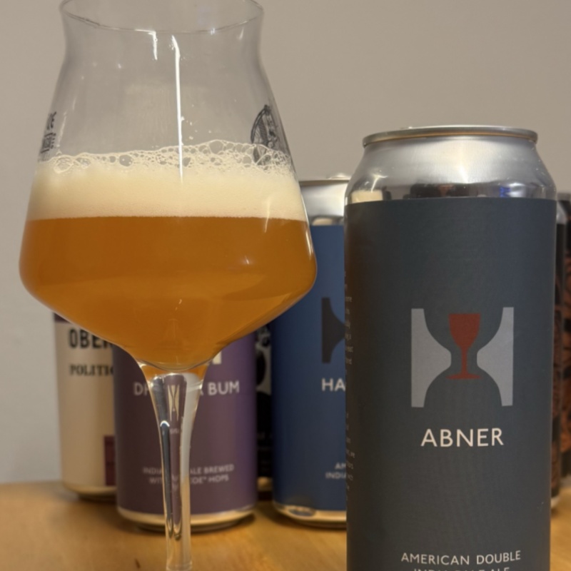 Hill Farmstead 12 cans of Abner. Imperial Double Pale Ale. Brewed fresh and cold on 11/10/25.