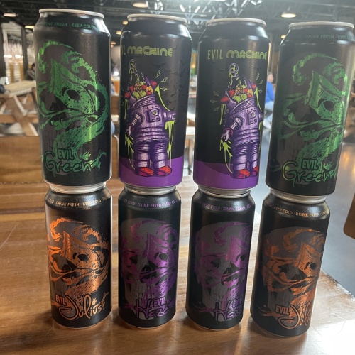 Tree House Brewing 2 * EVIL MACHINE, 2 * EVIL HAZE, 2 * EVIL GREEN, 2 * EVIL JULIUS - 8 CANS TOTAL