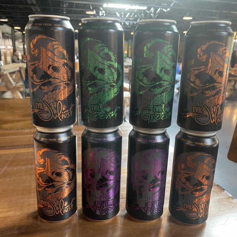 Tree House Brewing 2 * EVIL HAZE, 2 * EVIL GREEN, 4 * EVIL JULIUS - 8 CANS TOTAL