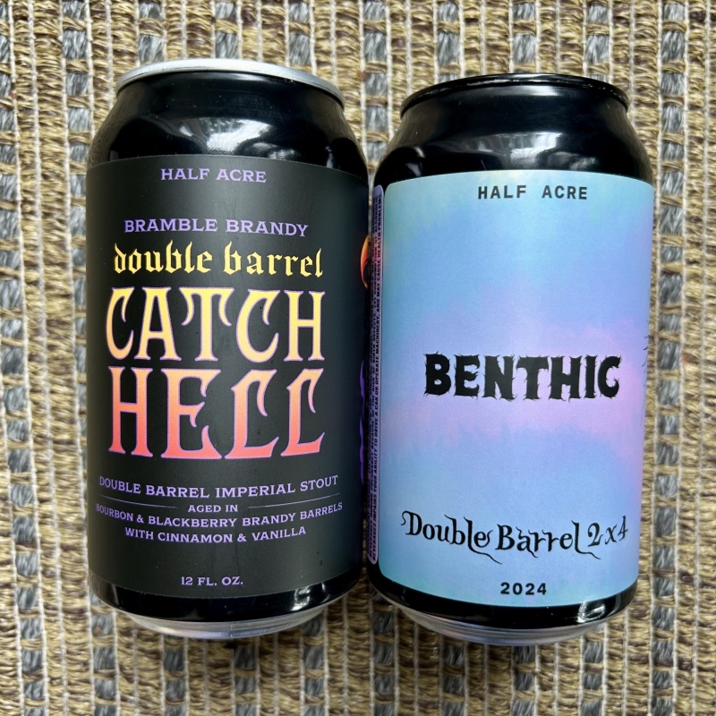Half Acre 2026 Double Barrel Catch Hell And 2024 Double Barrel Benthic 2x4