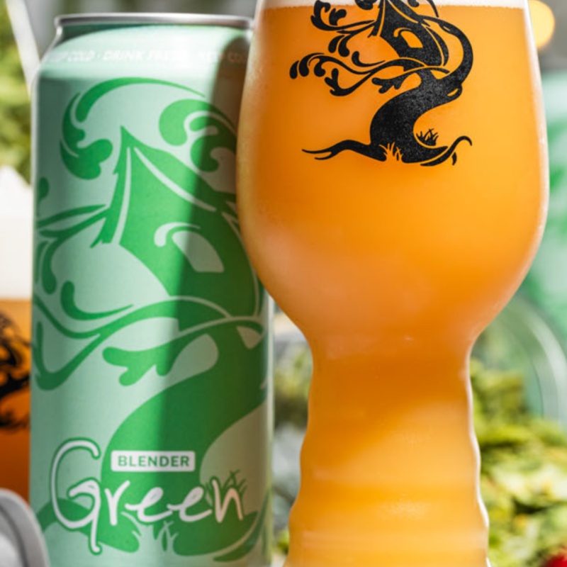 Tree House 4 cans of Blender Green. Brewed fresh and cold on 11/25/25.