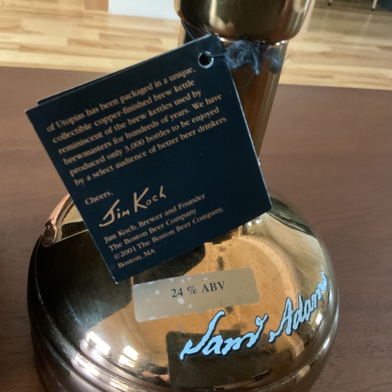 Sam Adams Utopias MMII (First Year) and Triple Bock