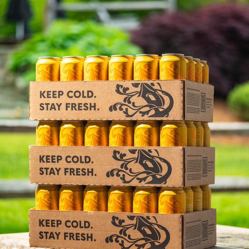 Tree House Brewing 12 cans of Julius and 12 cans of Green. Brewed fresh and cold on 12/13/25.